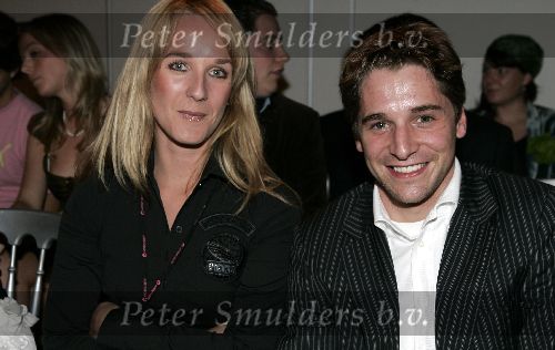 Amsterdam 30 oktober 2005
Modeshow Judith Osborn.
Christijan Albers met zijn vriendin Liselore
