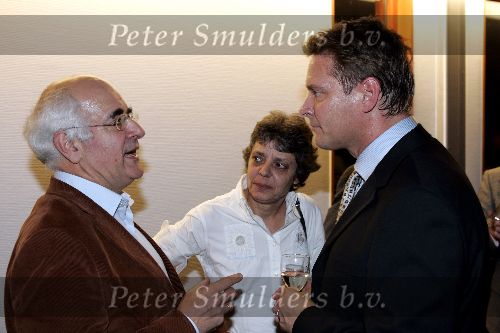 Alphen aan de Rijn 3 oktober 2005
Premiere Liesbeth List.
Frits Spits met vrouw en Albert Verlinde