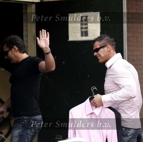 Hoofddorp 9 oktober 2005
Gerard Joling met zijn nieuwe vriend Jack v d Helm