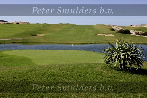 Porto Santo, 24 Oktober 2005
Golfbaan Porto Santo Madeira Portugal
Green Hole 18