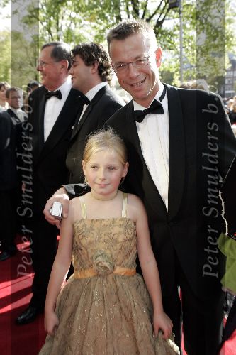 Amsterdam 2 oktober 2005
Premiere Beauty and the beast in Carre.
Hans Smit met dochter