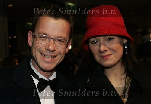 Amsterdam 21 oktober 2005
Televizierringuitreiking in ij theater.
Hans Smit met vrouw