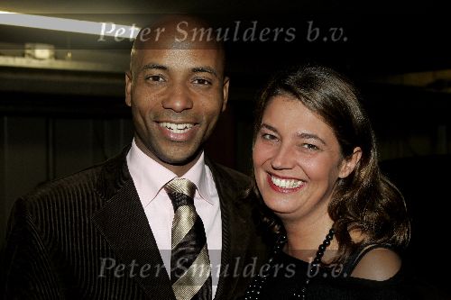 Amsterdam 19 oktober 2005
Premiere Kick off goal in  pathe arena.
Humberto Tan met vrouw