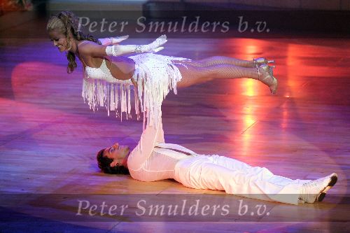 Aalsmeer 15 oktober 2005
Finale dancing with the stars .
Inge de Bruijn met danspartner