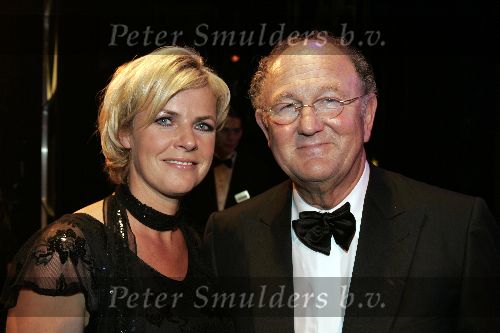 Amsterdam 2 oktober 2005
Premiere Beauty and the beast in Carre.
Irene Moors met Joop v d Ende