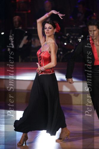Aalsmeer 15 oktober 2005
Finale dancing with the stars .
Irene v d Laar met danspartner