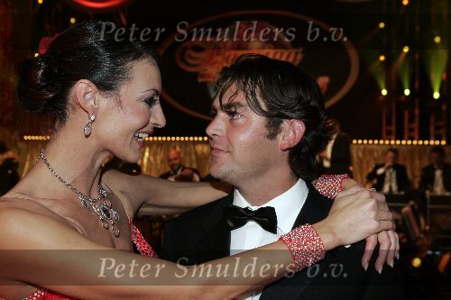 Aalsmeer 15 oktober 2005
Finale dancing with the stars .
Irene v d Laar met verloofde Sander