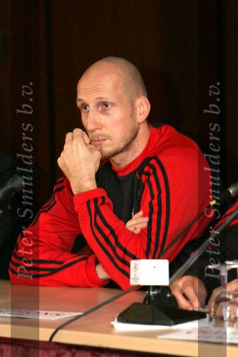 Eindhoven, 31 Oktober 2005
Persconferentie AC Milaan voor de championsleague PSV-AC Milaan,  
Jaap Stam
©Bart Bel