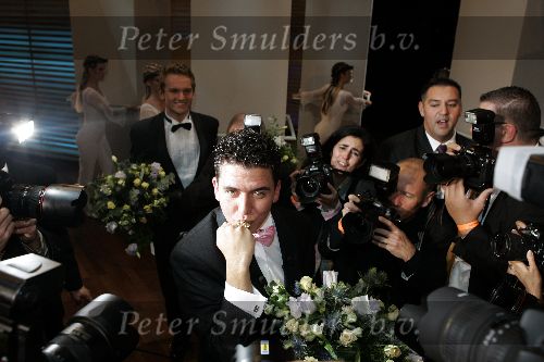 Amsterdam 21 oktober 2005
Uitreiking van de televizierring in thater aan het ij.
Winnaar jan Smit met  pers