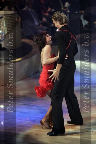 Aalsmeer 15 oktober 2005
Finale dancing with the stars .
Jim Bakkum met danspartner