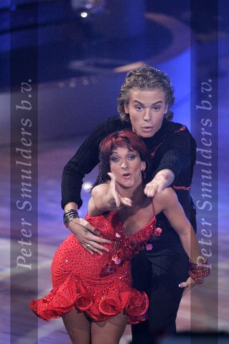 Aalsmeer 15 oktober 2005
Finale dancing with the stars .
Jim Bakkum met danspartner
