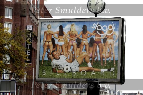Amsterdam 27 oktober 2005
Johnny Heitinga op billboard van Sloggi