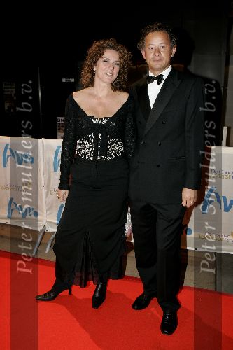 Amsterdam 21 oktober 2005
Televizierringuitreiking in ij theater.
Karin de Groot met man
