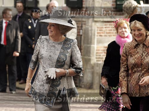 Naarden 22 oktober 2005
Huwelijk van Prins Floris en Prinses Aimee in kerk naarden.
Prinses Irene en koningin Beatrix