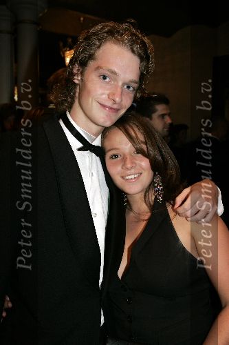 Amsterdam 2 oktober 2005
Premiere Beauty and the beast in Carre.
Lotte Wisse met vriend