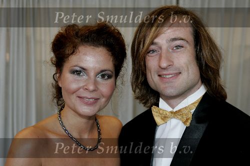 Tilburg 23 oktober 2005
Premiere Annie in schouwburg Tilburg.
Maaike Widdershoven met man