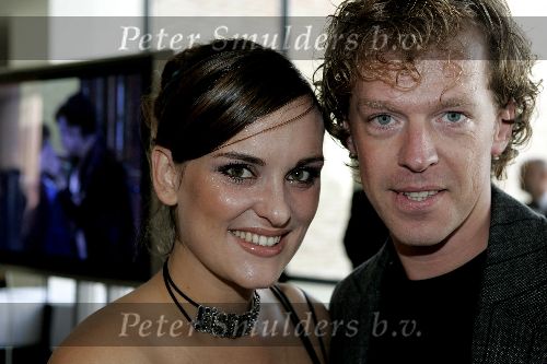 Tilburg 23 oktober 2005
Premiere Annie in schouwburg Tilburg.
Marieke v ginneken met vriend