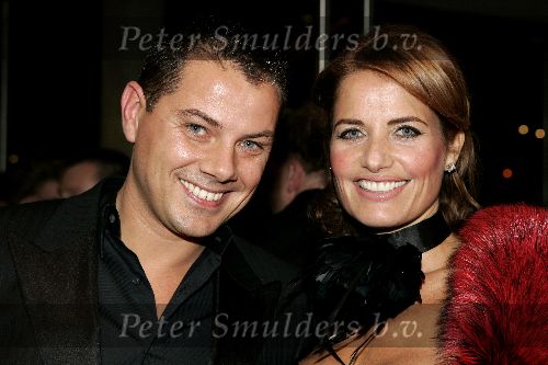 Amsterdam 21 oktober 2005
Televizierringuitreiking in ij theater.
Mariska Hulscher met vriend Arie Schouwenaar