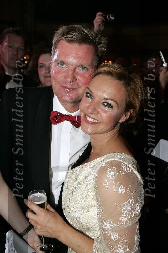 Amsterdam 2 oktober 2005
Premiere Beauty and the beast in Carre.
Mariska v Kolck en haar man