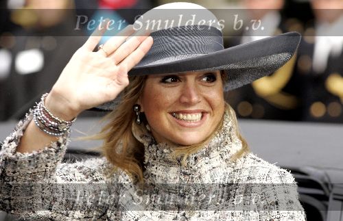 Naarden 20 oktober 2005
Trouwen Prins Floris en Aimee Sohngen in stadhuis Naarden.
Maxima