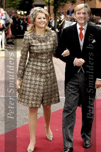 Naarden 22 oktober 2005
Huwelijk van Prins Floris en Prinses Aimee in kerk Naarden.
Prinses Maxima en Prins Willem Alexander