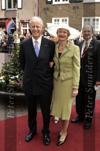 Naaren 22 oktober 2005
Huwelijk van Prins Floris en Prinses Aimee in kerk Naarden.
Paul Nouwen met vrouw