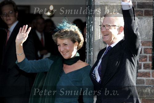 Naarden 20 oktober 2005
Trouwen Prins Floris en Aimee Sohngen in stadhuis Naarden.
Prinses Margriet en Pieter v Vollenhoven
