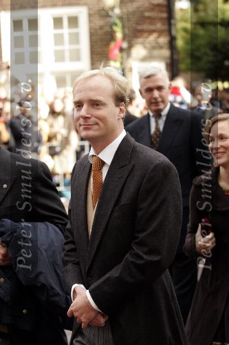 Naarden 22 oktober 2005
Huwelijk van Prins Floris en Prinses Aimee in kerk naarden.
Prins Carlos