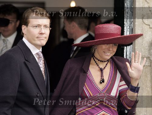 Naarden 20 oktober 2005
Trouwen Prins Floris en Aimee Sohngen in stadhuis Naarden.
Prinses Laurentien en Prins Constantijn