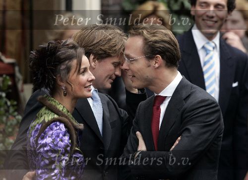 Naarden 20 oktober 2005
Trouwen Prins Floris en Aimee Sohngen in stadhuis Naarden.
Prins Jaime en Prinses Anita