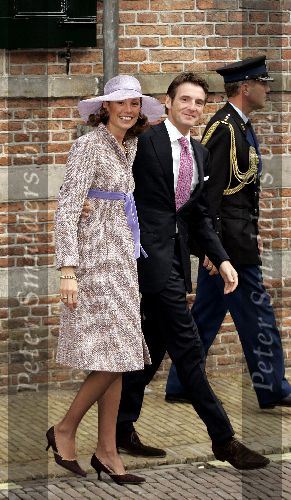 Naarden 20 oktober 2005
Trouwen Prins Floris en Aimee Sohngen in stadhuis Naarden.
Prinses Marilene en Prins Maurits