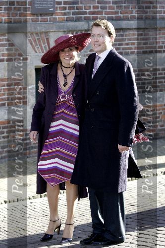 Naarden 20 oktober 2005
Trouwen Prins Floris en Aimee Sohngen in stadhuis Naarden.
Prinses Laurentien en Prins Constantijn