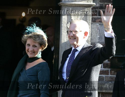 Naarden 20 oktober 2005
Trouwen Prins Floris en Aimee Sohngen in stadhuis Naarden.
Prinses Margriet en Pieter v Vollenhoven