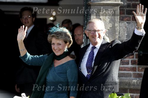 Naarden 20 oktober 2005
Trouwen Prins Floris en Aimee Sohngen in stadhuis Naarden.
Prinses Margriet en Pieter v Vollenhoven