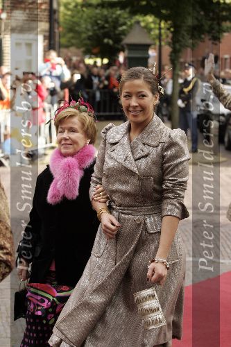 Naarden 22 oktober 2005
Huwelijk van Prins Floris en Prinses Aimee in kerk naarden.
Prinses Juliana en Prinses Christina