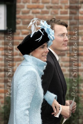 Naarden 22 oktober 2005
Trouwen Prins Floris en Aimee Sohngen in kerk naarden Vesting. 
Prins Constantijn en Prinses laurentien