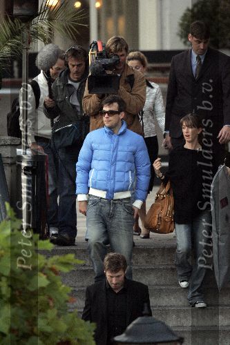 Amsterdam 5 oktober 2005
Robbie Williams vertrekt met boot bij Amstel Hotel