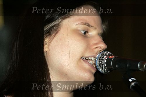 Breda, 18 Oktober 2005
Suzanne Klappe tijdens een tryout met haar nieuwe band