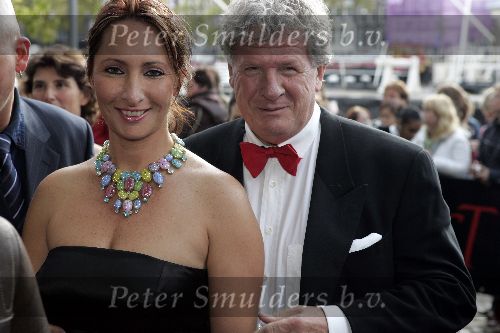 Amsterdam 2 oktober 2005
Premiere Beauty and the beast in Carre.
Willibrord frequin met vriendin