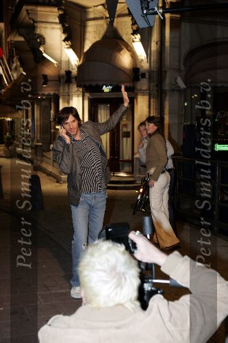 Amsterdam 2 oktober 2005
Opnames cd hoes Xander de Buisonje bij hotel l Europe.