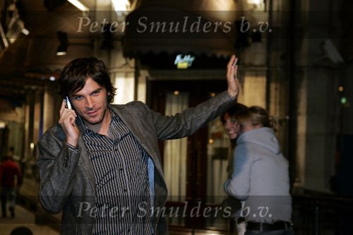 Amsterdam 2 oktober 2005
Opnames cd hoes Xander de Buisonje bij hotel l Europe.