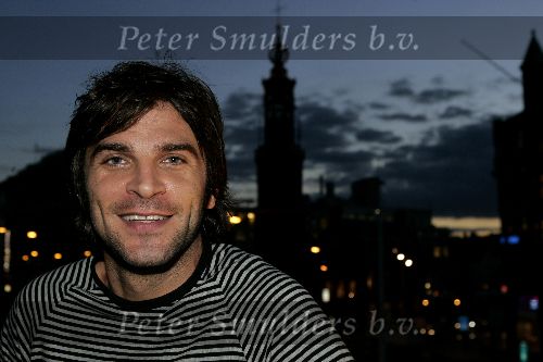 Amsterdam 2 oktober 2005
Opnames cd hoes Xander de Buisonje bij hotel l Europe.