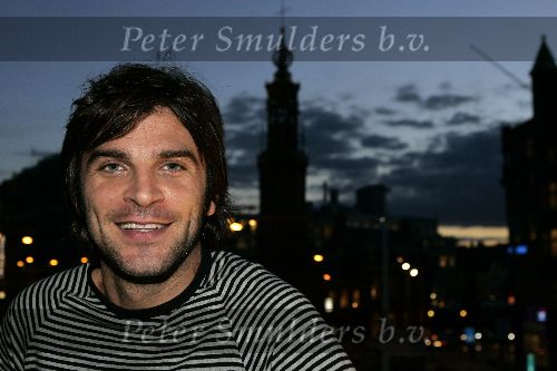 Amsterdam 2 oktober 2005
Opnames cd hoes Xander de Buisonje bij hotel l Europe.