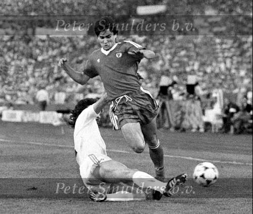 Stuttgart 25 mei 1988 PSV-Benfica 0-0
PSV Wint de Europacup I Seizoen 1987/1988
Erik Gerets