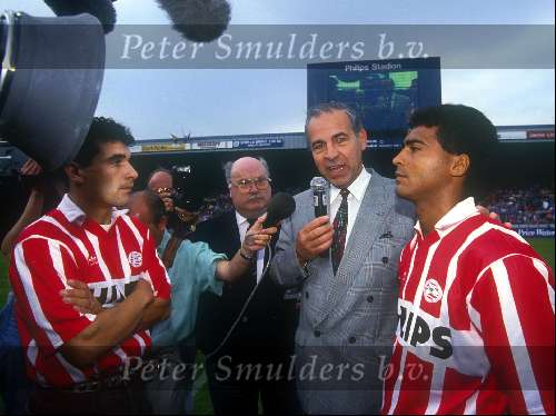Gerald Vanenburg en romario bij afscheid PSV
Jacques Ruts