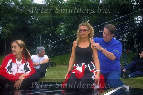 Guido Maas met Tatum Dagelet en Jennifer de Jong ( Brutale meiden )