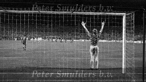 Stuttgart 25 mei 1988 PSV-Benfica 0-0
PSV Wint de Europacup I Seizoen 1987/1988
Hans v Breukelen stopt de penalty en PSV wint voor het eerst in zijn betsaan de Europacup I voor Landskanpioenen