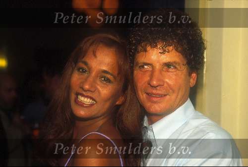 Hans v Hemert met zijn vriendin Patty Brard