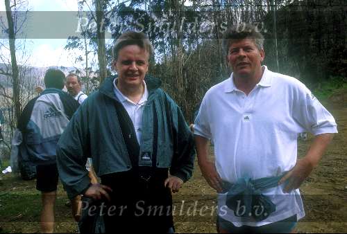 Henk Evenblij met Louis Bovee