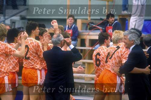 Nederland Europees Kampioen in 1988
Marco v Basten,  Berry v Aerle,  Nol de Ruiter